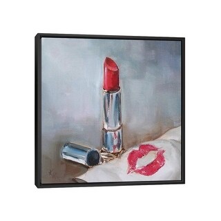 iCanvas "Lipstick Kiss" by Kristine Kainer Framed - Bed Bath & Beyond